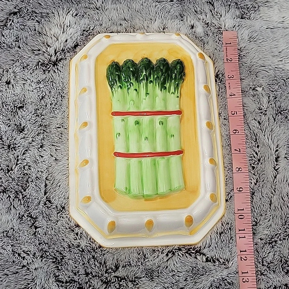 Vintage Sigma made in Japan Asparagus Ceramic Mold, Wall Hanging - Picture 2 of 8